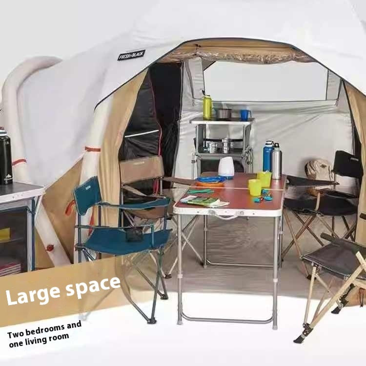 Aufblasbares Zelt für Outdoor-Camping, verstärkte Regenabweisende Campingausrüstung