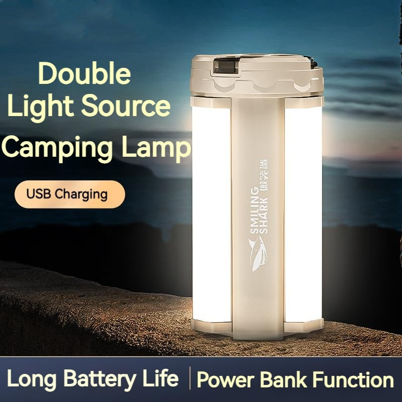 LED-Campinglampe mit Akku & Magnet