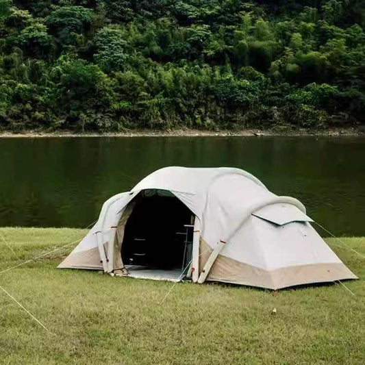 Aufblasbares Zelt für Outdoor-Camping, verstärkte Regenabweisende Campingausrüstung